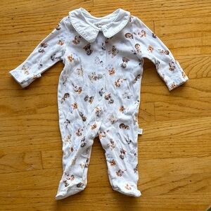 Dog pajamas onesie with collar NWOT